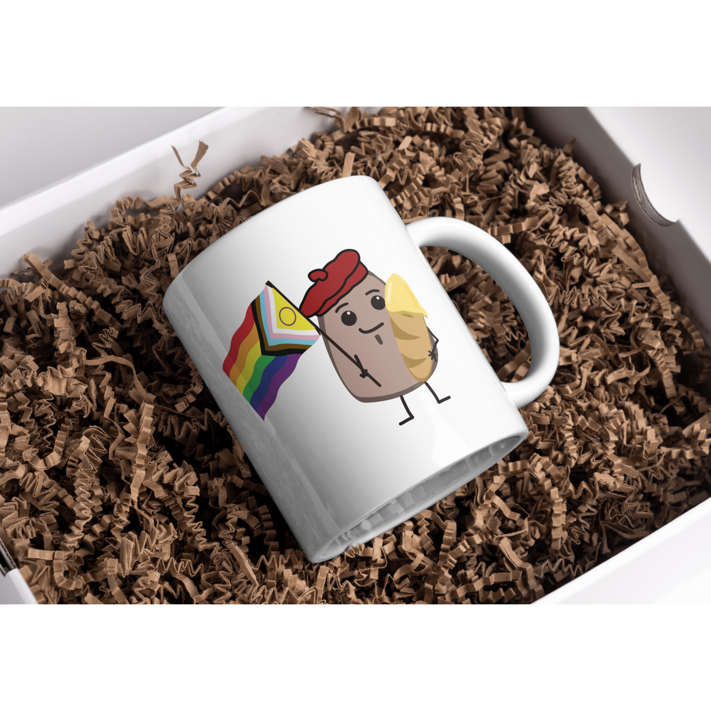 Coffee Cup/Mug - Francois Frites and his Baguette Pride