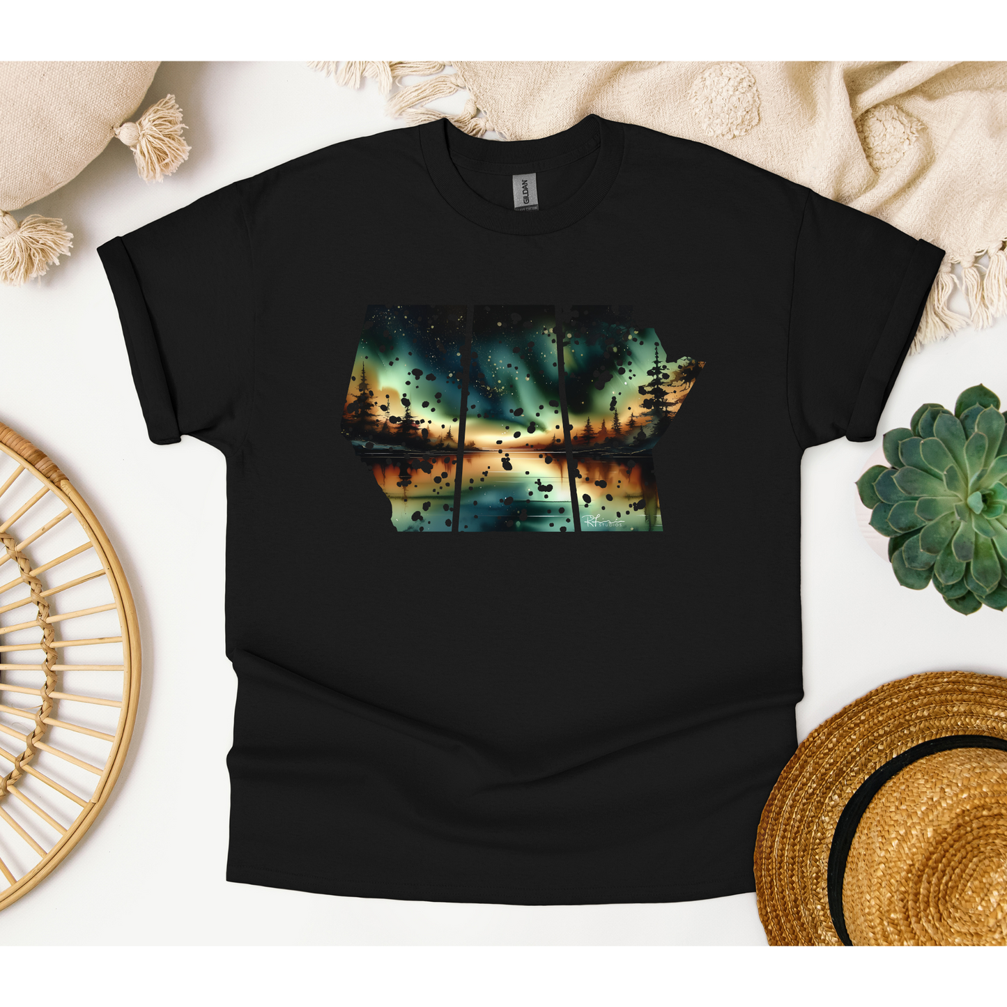 True North Strong/Prairie Strong - "Ember Glow" Painting - Apparel