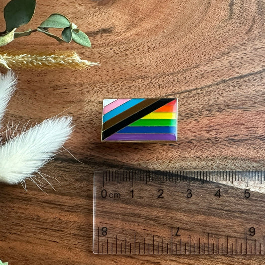 Pride Pin - Pride Flag - Diagonal