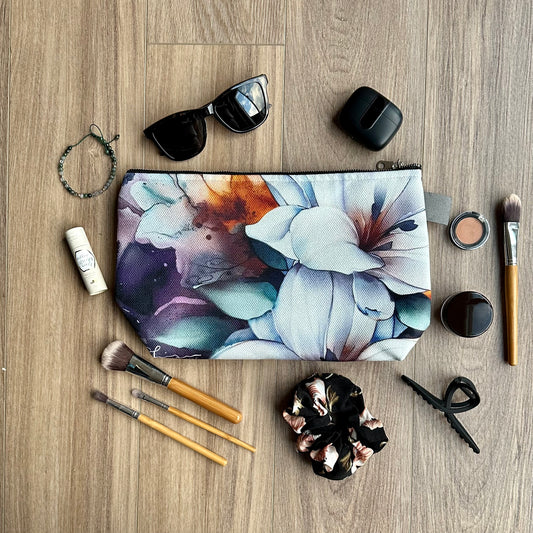 Beauty Bag - 10" and 12" - Moody Lilies