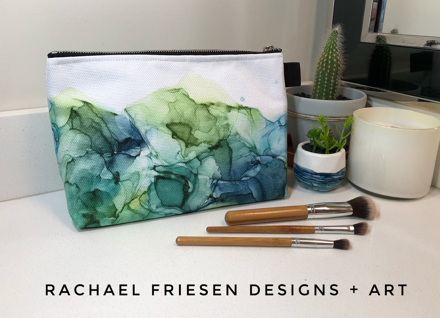 Beauty Bag - 10" and 12" - Succulent