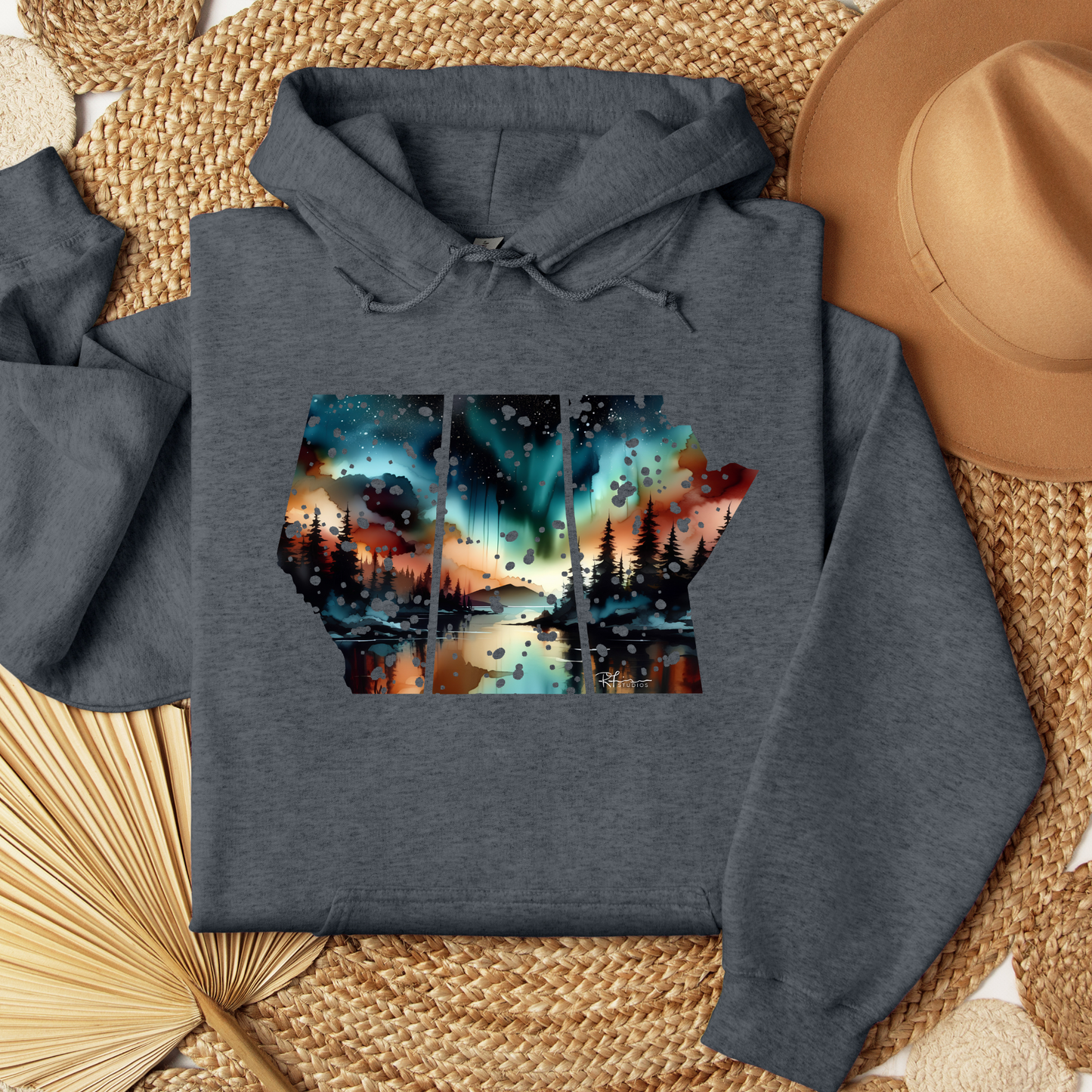 True North Strong/Prairie Strong - "Sienna Glow" Painting - Apparel