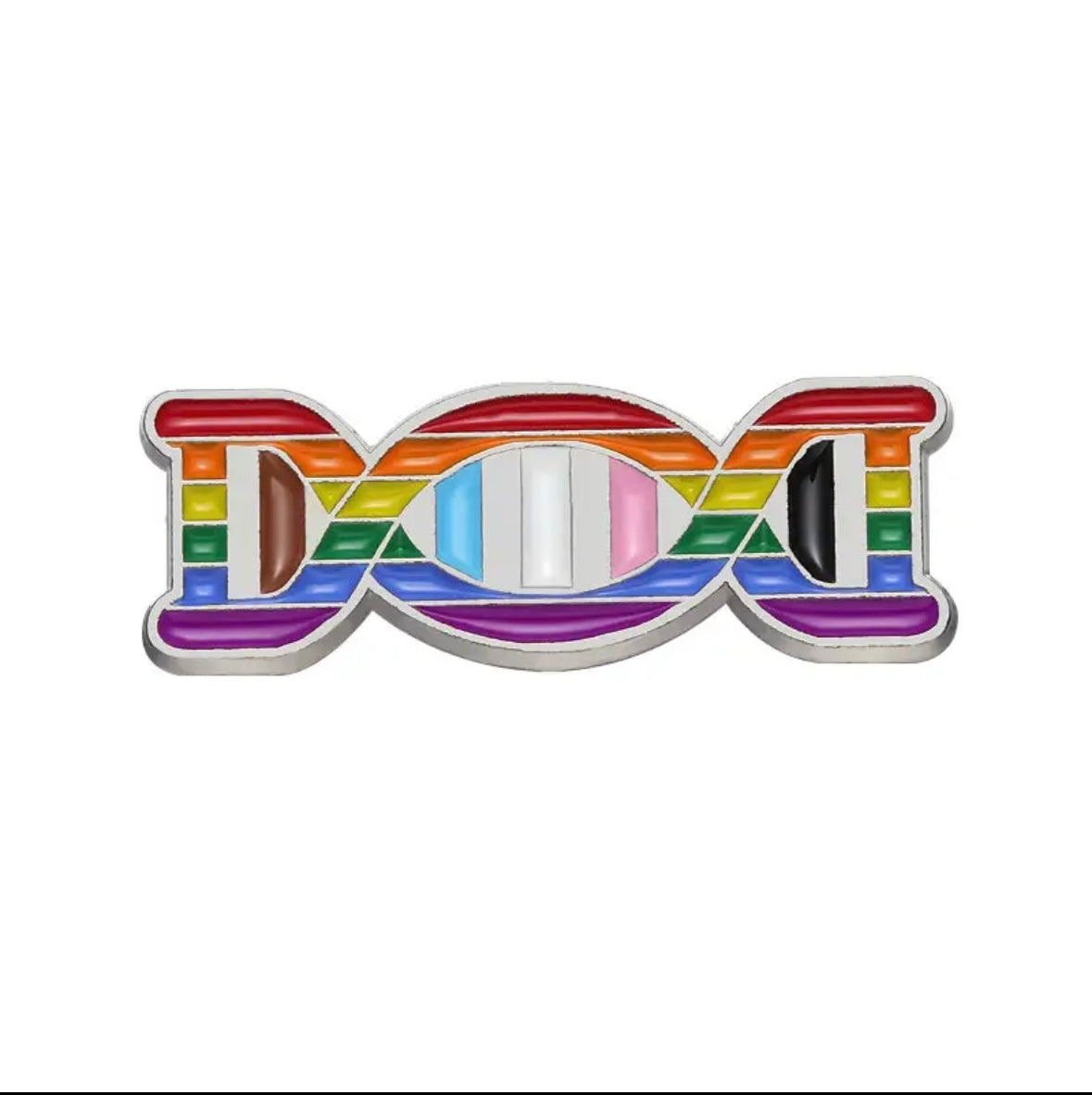 Pride Pin - DNA Helix