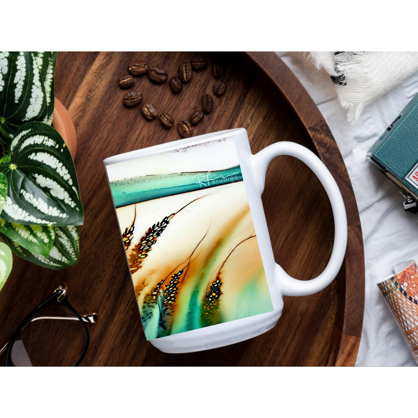 Mug - 1.5 Lilies and Some Weird Wheat - 15oz