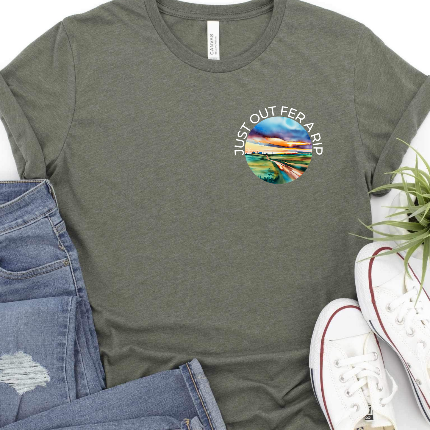 Just Out Fer A Rip T-Shirt - Preorder/Made to Order