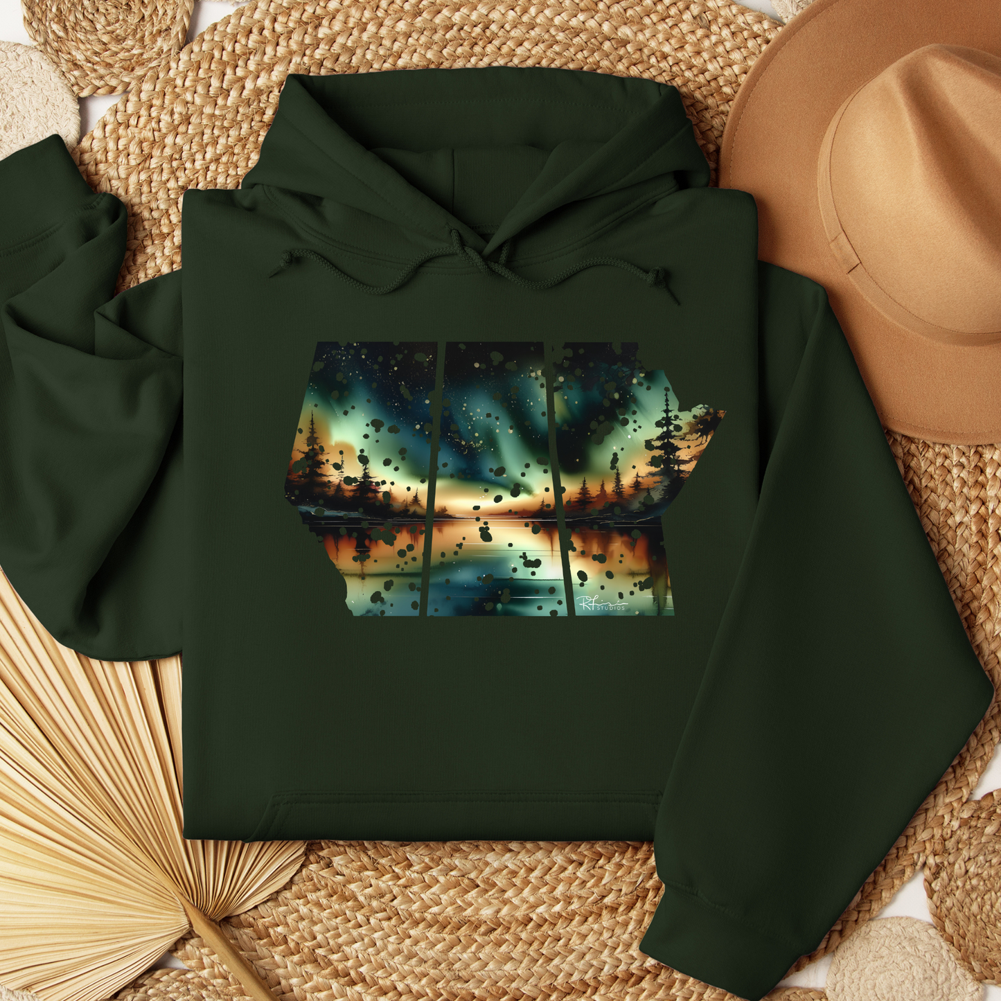 True North Strong/Prairie Strong - "Ember Glow" Painting - Apparel