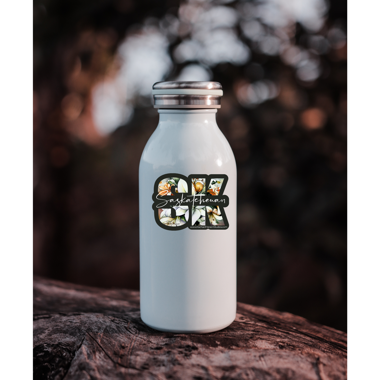 Sticker - OG White and Orange Bouquet - Prairie Love Land of Living Skies Collection