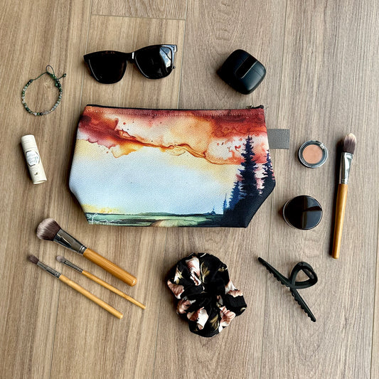 Beauty Bag - 10" and 12" - Auburn Skies