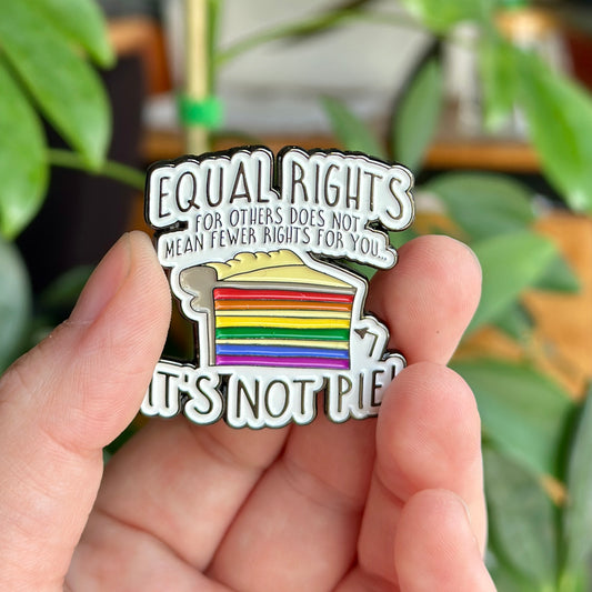 Pride Pin - Equal Rights Pie