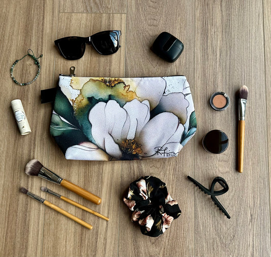 Beauty Bag - 10" and 12" - Another Yellow Flower