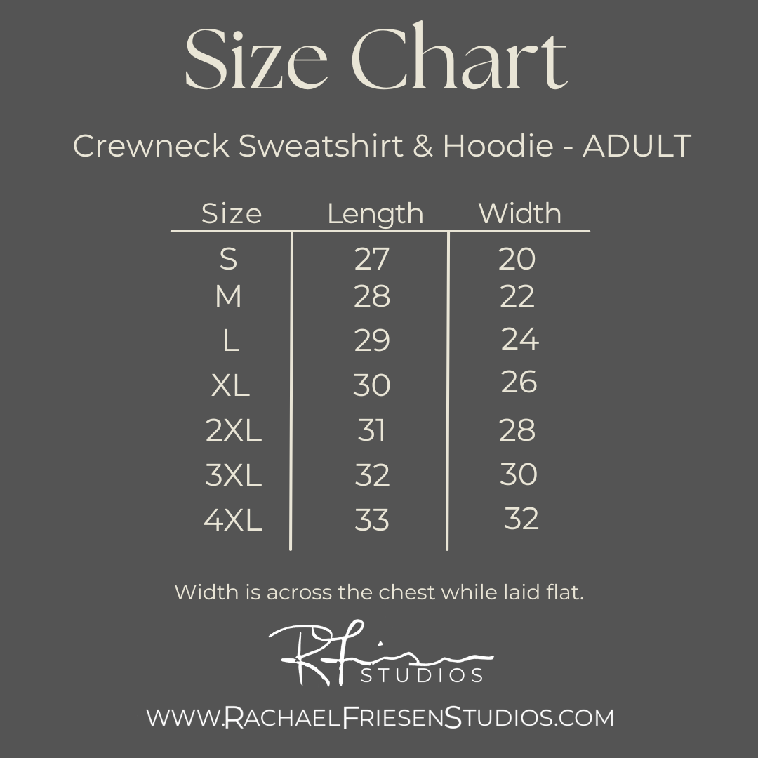 Adult Crewneck Sweatshirts - CLEARANCE OPTIONS AND DESIGNS