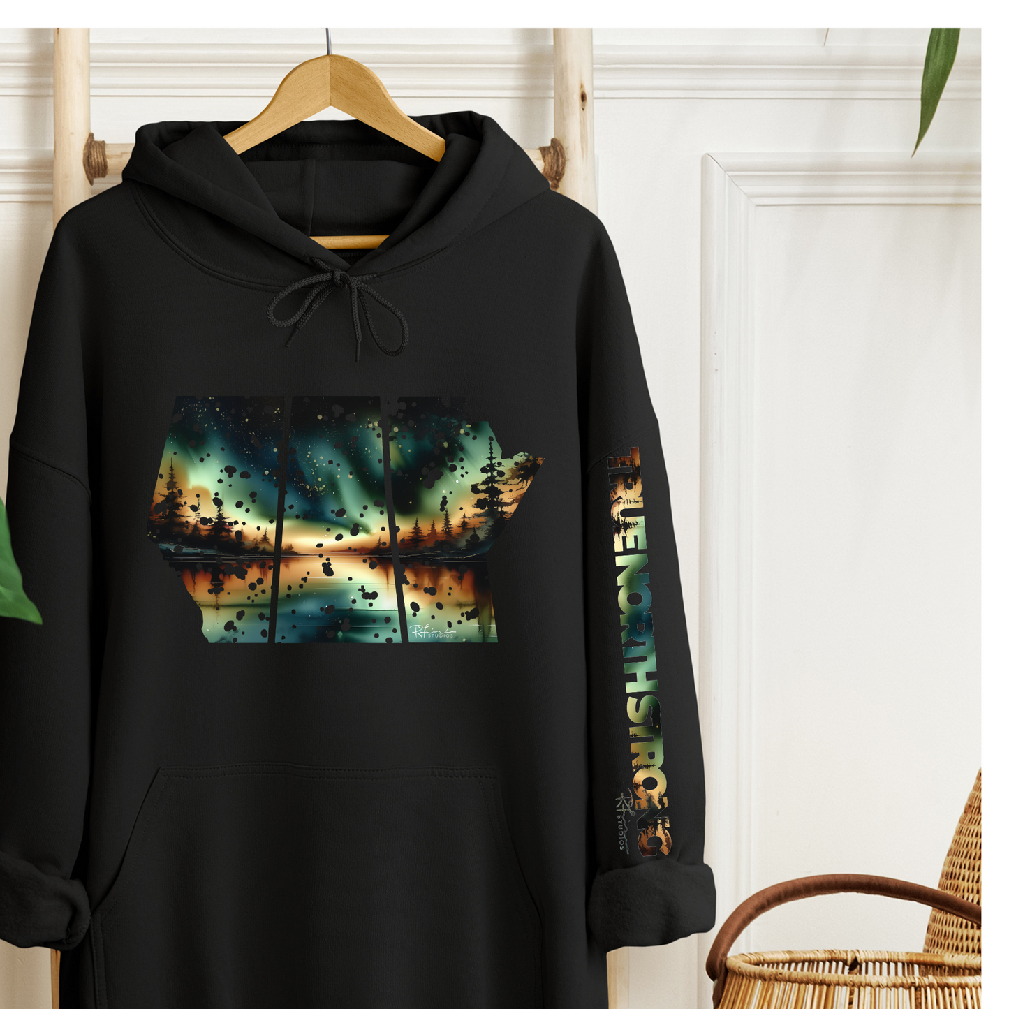 True North Strong/Prairie Strong - "Ember Glow" Painting - Apparel