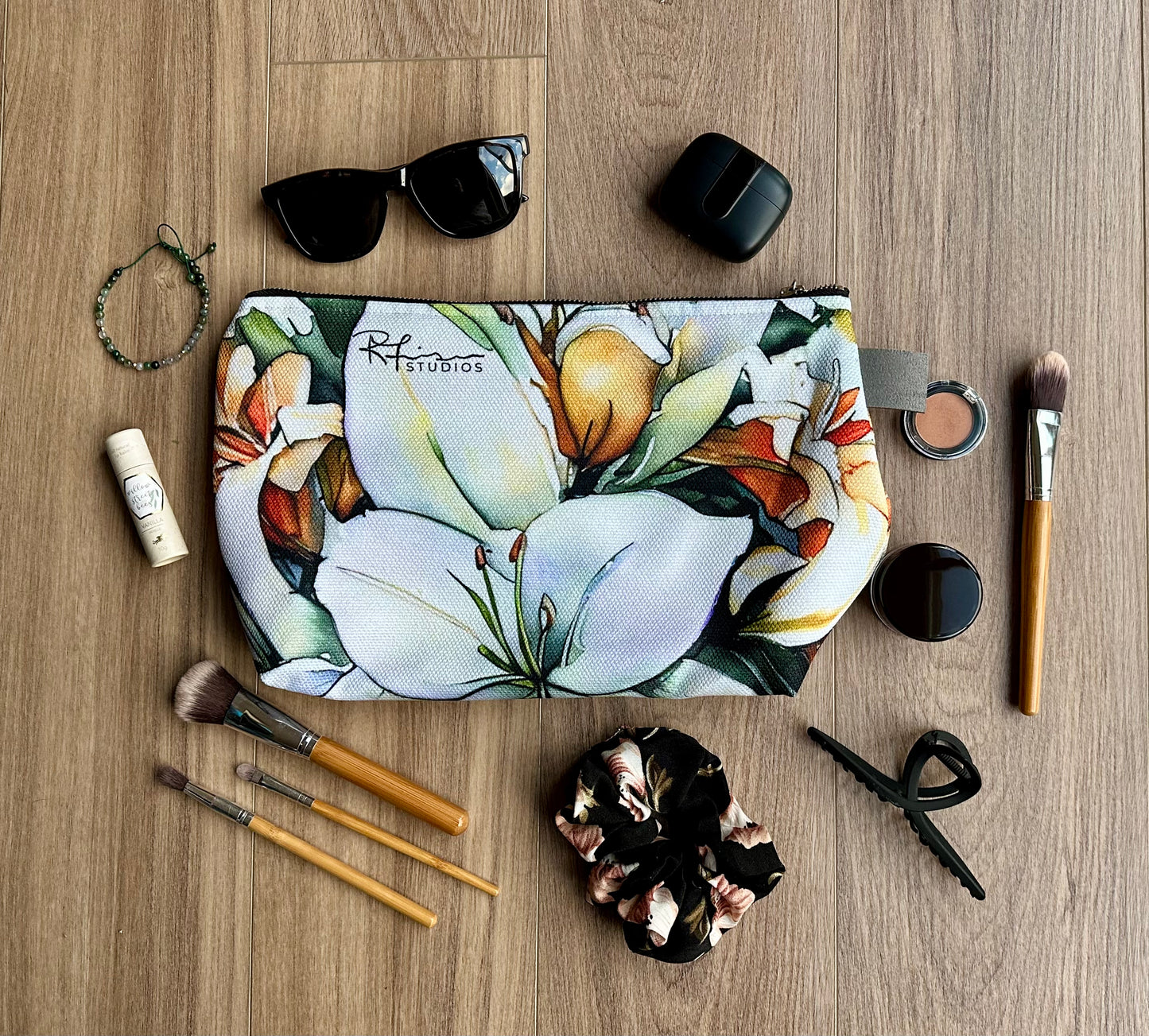 Beauty Bag - 10" and 12" - The OG Lily Painting