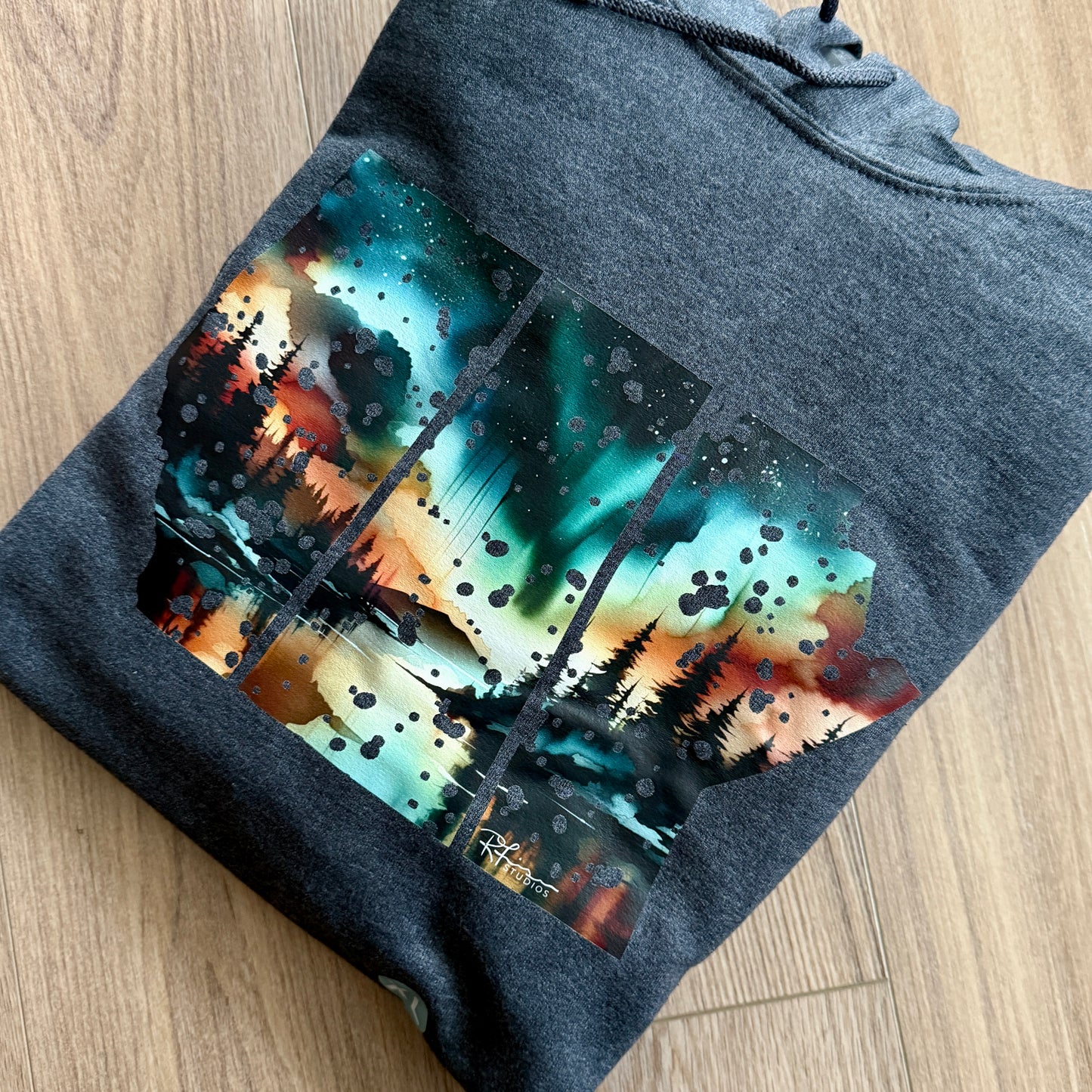True North Strong/Prairie Strong - "Sienna Glow" Painting - Apparel