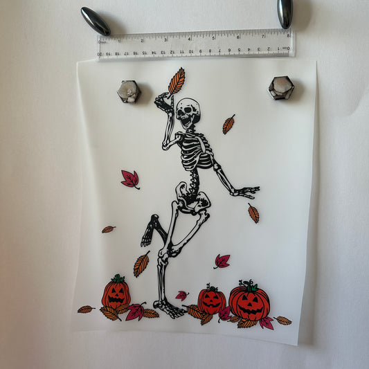 Clearance Transfers - dancing skeleton
