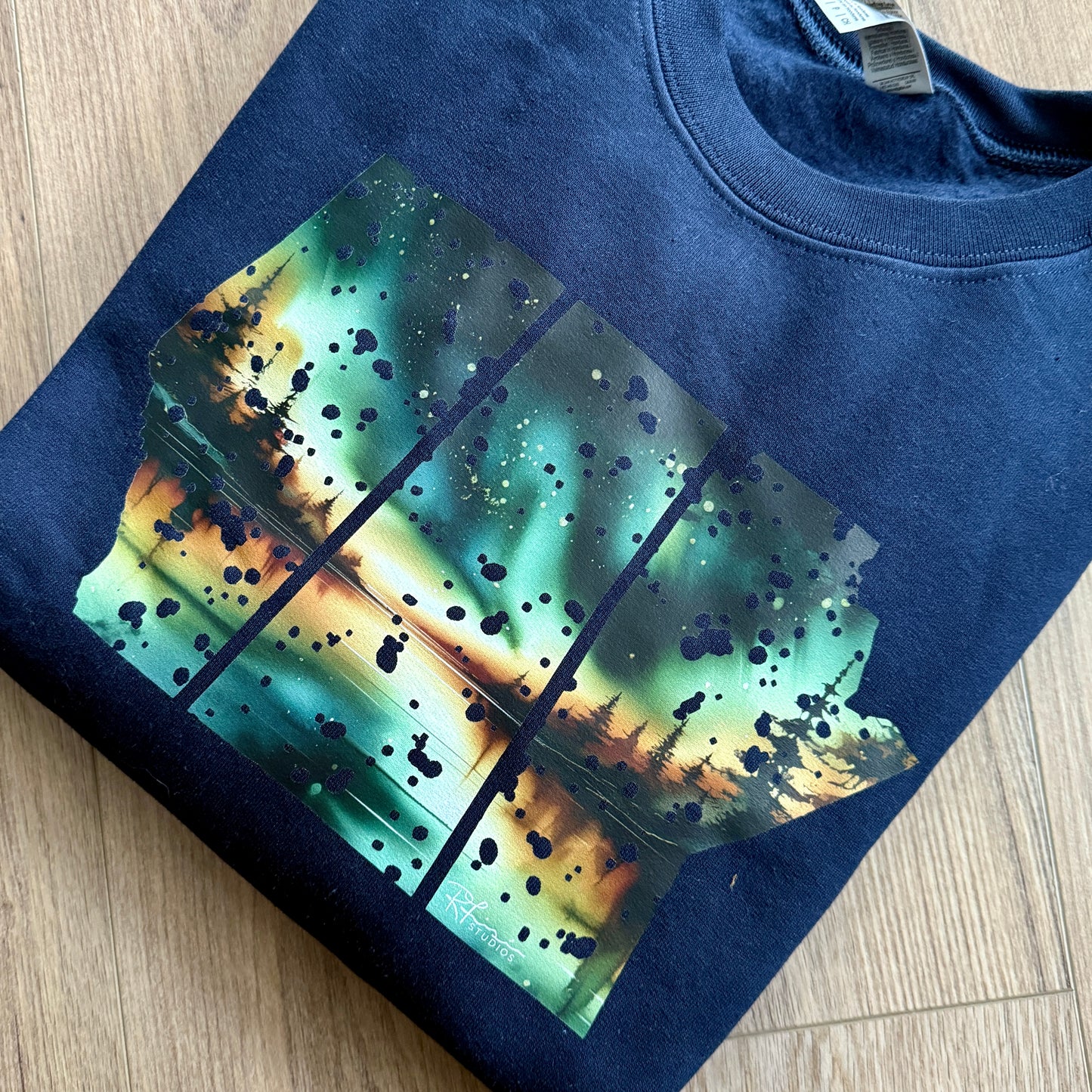 True North Strong/Prairie Strong - "Ember Glow" Painting - Apparel