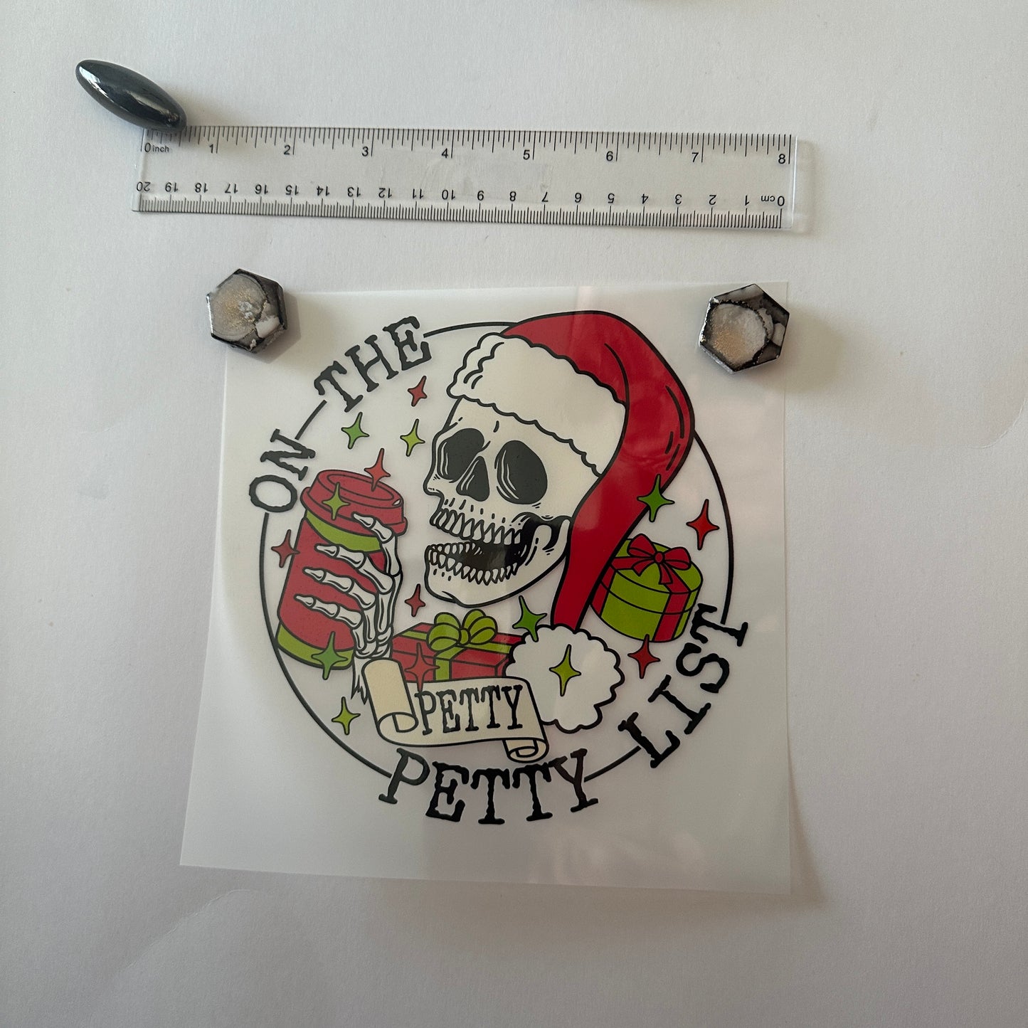 Clearance Transfers - on the petty list black text - small