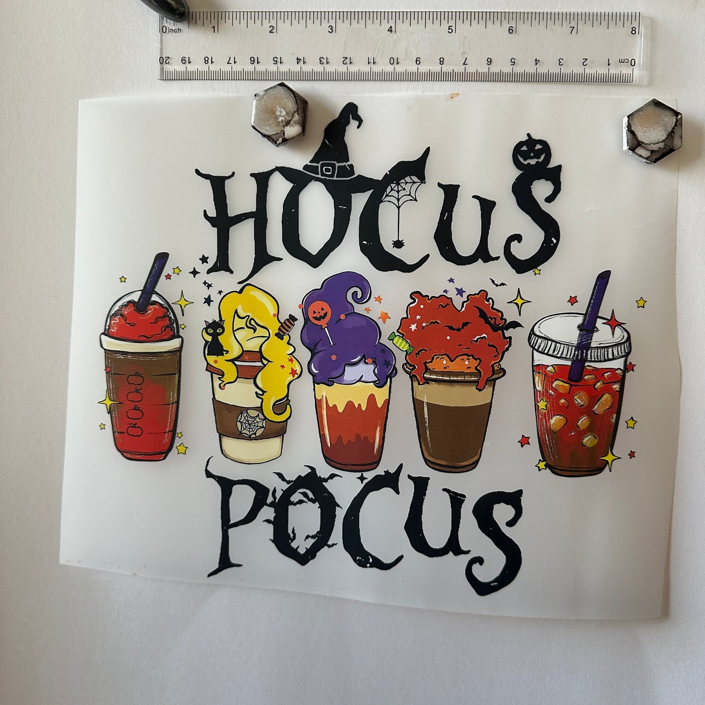 Clearance Transfers - Cups - witches HP