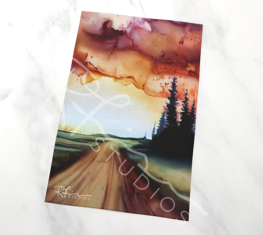 Kitchen Towel/Dish Towel/Tea Towel - Auburn Skies