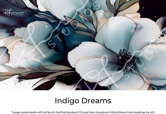 Mug - Indigo Dreams - 15oz - IN STOCK