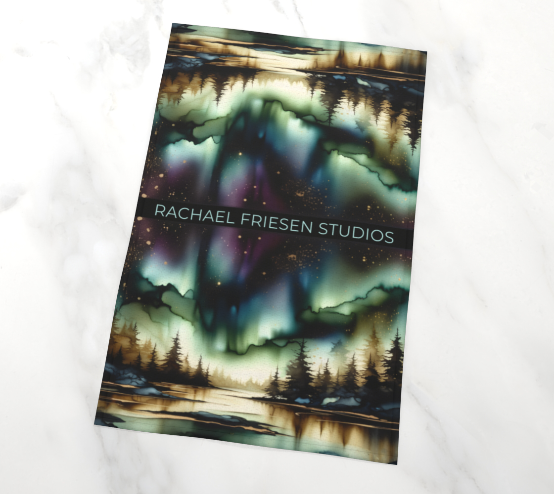Kitchen Towel/Dish Towel/Tea Towel - Monsoon Skies - Doubled *BULK PREORDER
