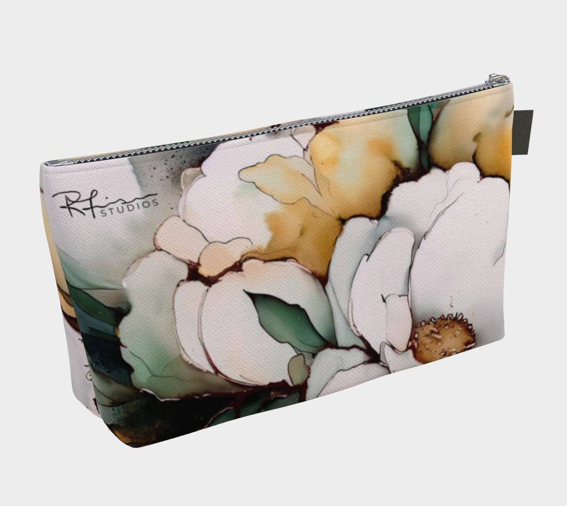 Beauty Bag - 10" and 12" - A Not Yellow Flower - Made to Order