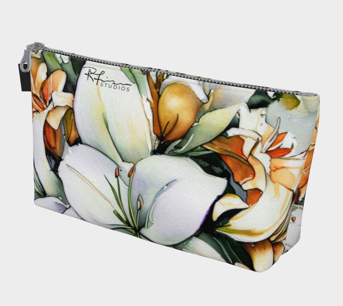 Beauty Bag - 10" and 12" - OG Lilies - Made to Order