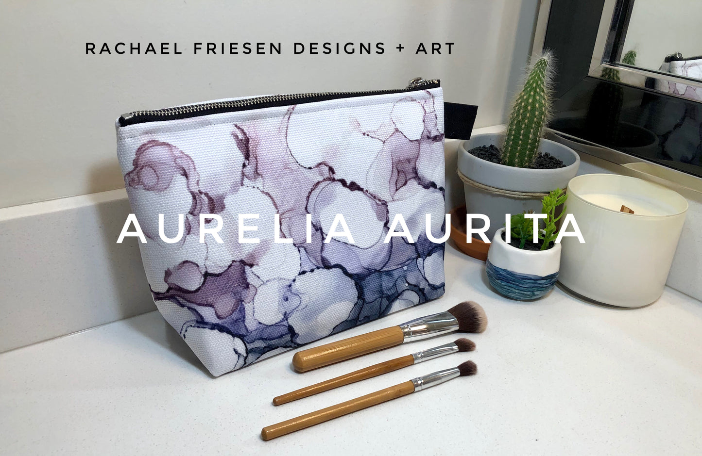Beauty Bag - 10" and 12" - Aurelia Aurita - Made to Order