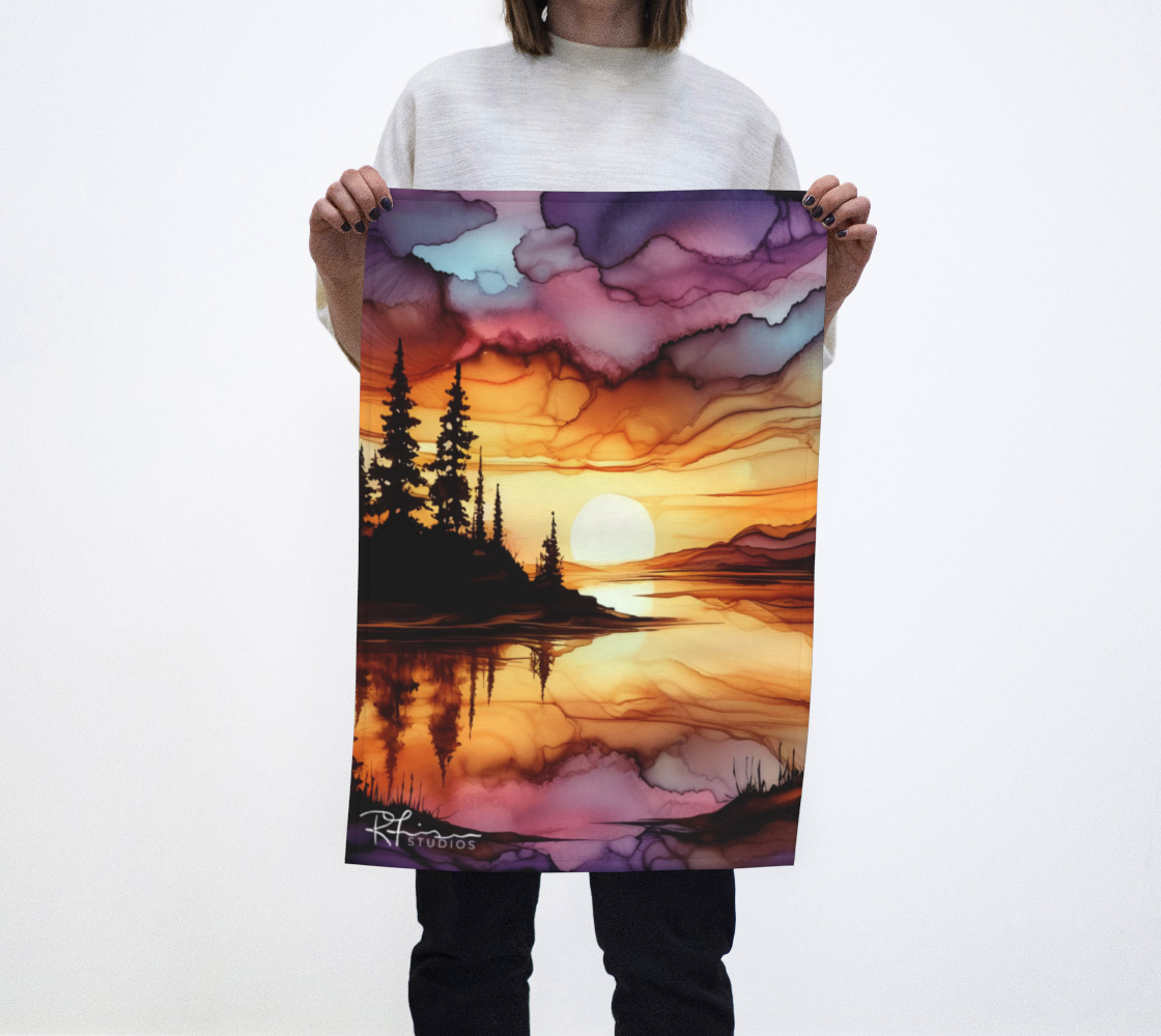 Kitchen Towel/Dish Towel/Tea Towel - Ember - MADE TO ORDER