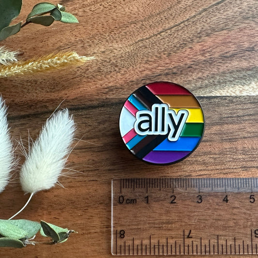 Pride Pin - Round Ally Pin - PREORDER