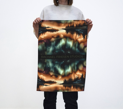 Kitchen Towel/Dish Towel/Tea Towel - Copperwood - Doubled