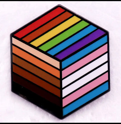 Pride Pin - Cube Thing