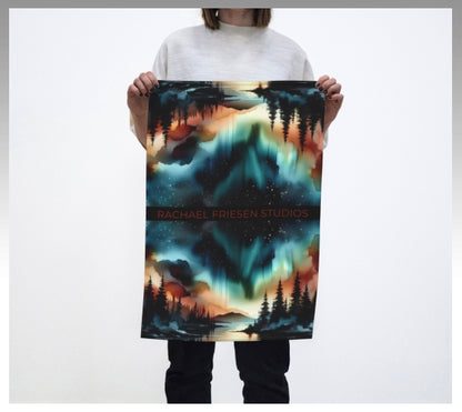 Kitchen Towel/Dish Towel/Tea Towel - Sienna Glow - Doubled