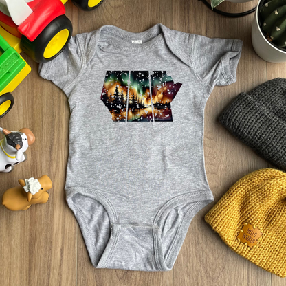 True North Strong/Prairie Strong - "Drippy" Painting - Infant and Youth Apparel