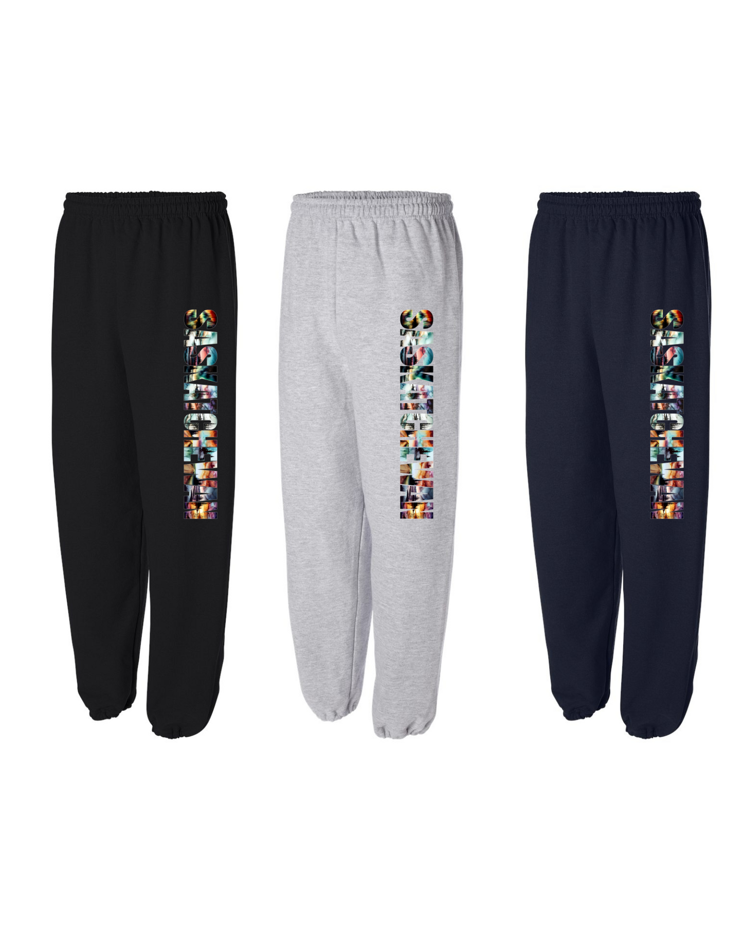 Saskatchewan Collage - SweatPANTS - Adult Sizes - Preorder