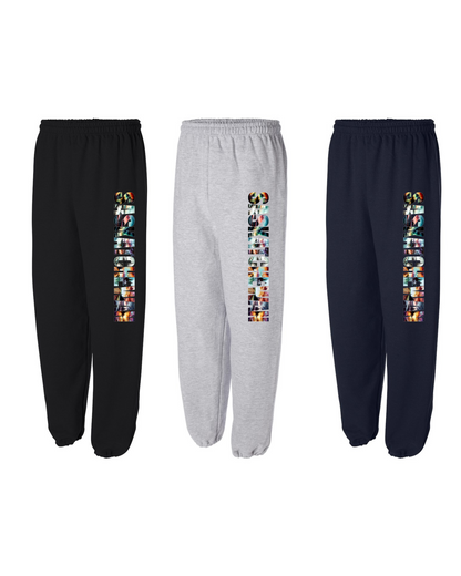 Saskatchewan Collage - SweatPANTS - Youth Sizes - Preorder