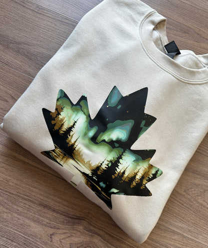 Canada Maple Leaf - "Monsoon Skies 2.0" Painting - Apparel