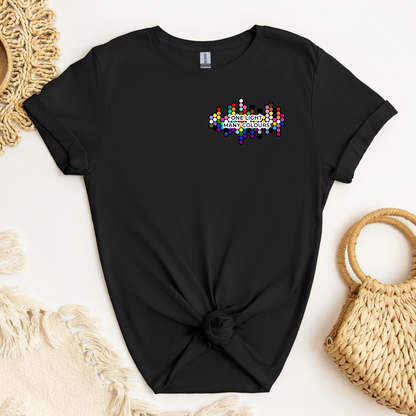 Adult T-Shirt - Dots - One Light, Many Colours - Pride Preorder