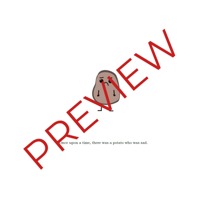 The Sad Potato - a silly book about emotions for all ages!