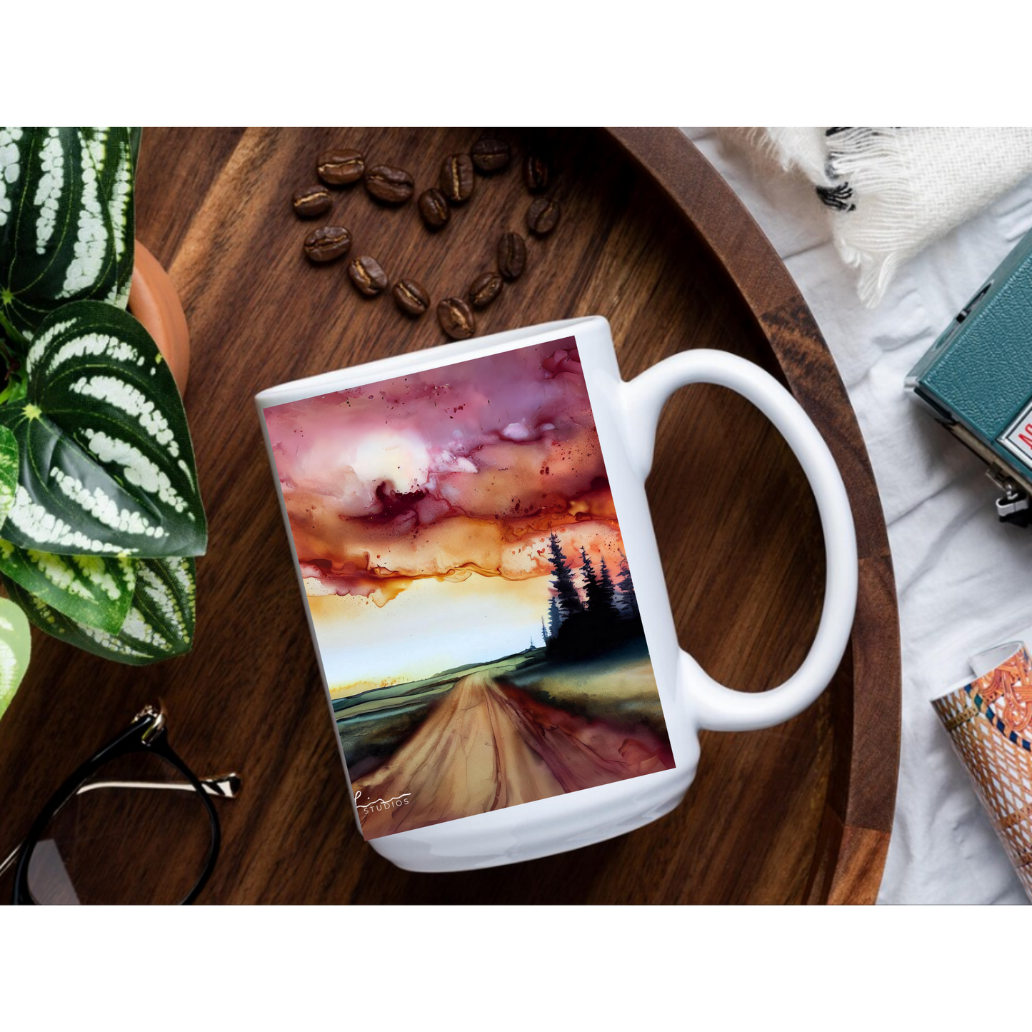 Auburn Skies and Haze Combination - 15oz Mug - Prairie Love Collection - IN STOCK