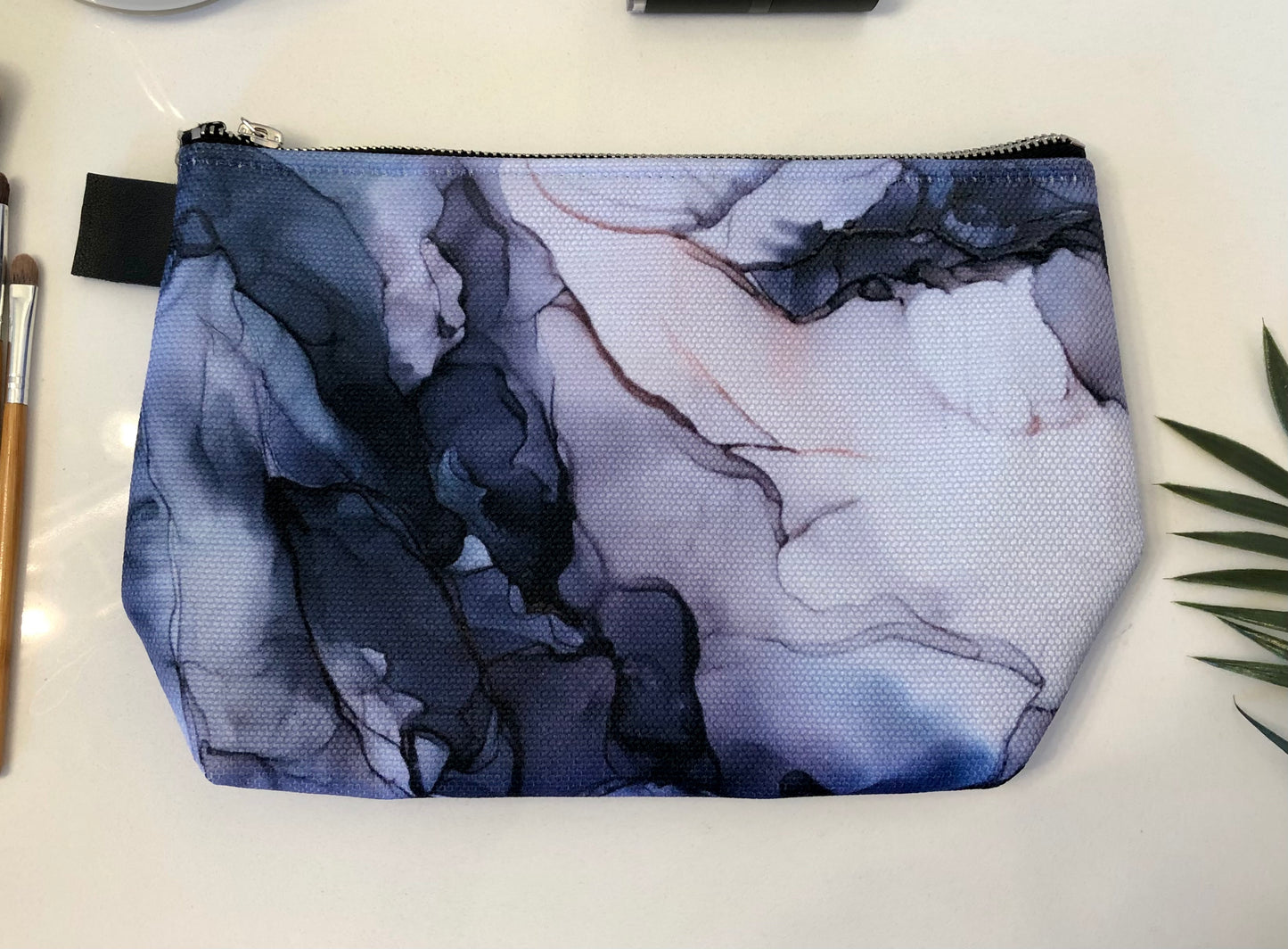 Fracture - Beauty Bag - Alcohol Ink Art Print - In Stock