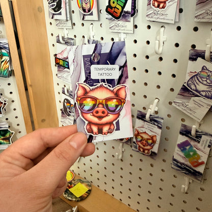 PRIDE STICKERS & MAGNETS & TEMPORARY TATTOOS