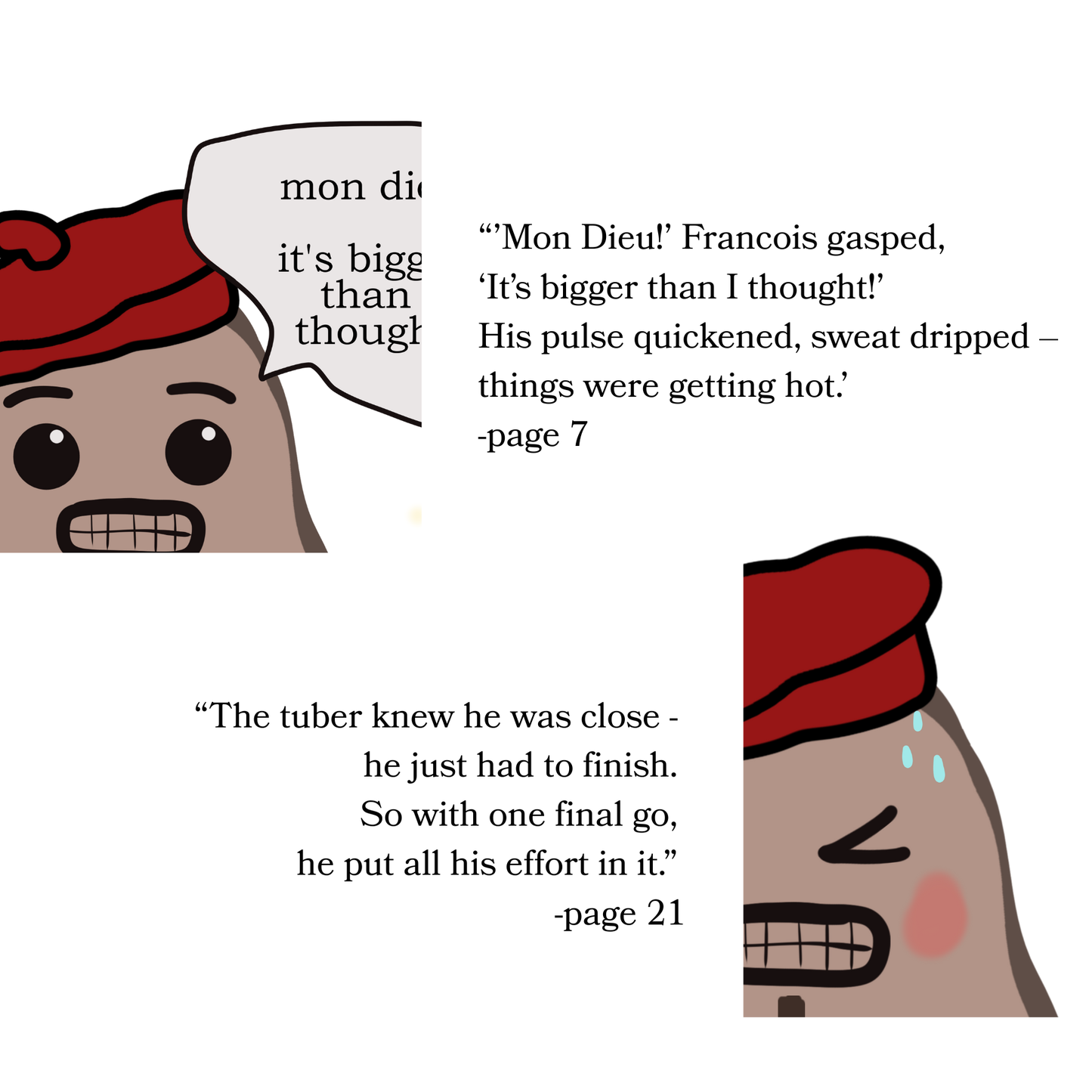 Francois Frites Really Loves His Baguette - Preorder *NOT A CHILDREN'S BOOK*