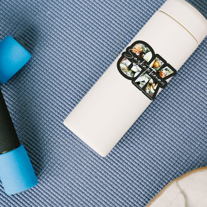 Sticker - OG White and Orange Bouquet - Prairie Love Land of Living Skies Collection