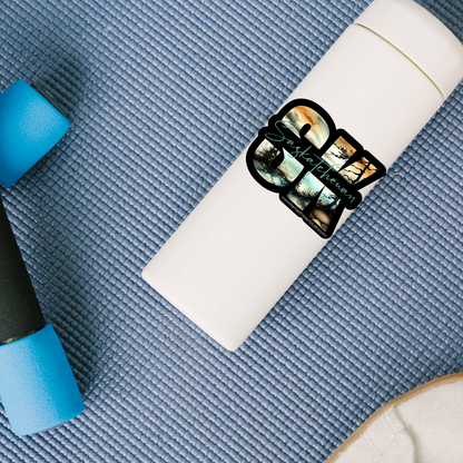 Sticker - Unnamed Teal & Coral - Land of Living Skies Collection