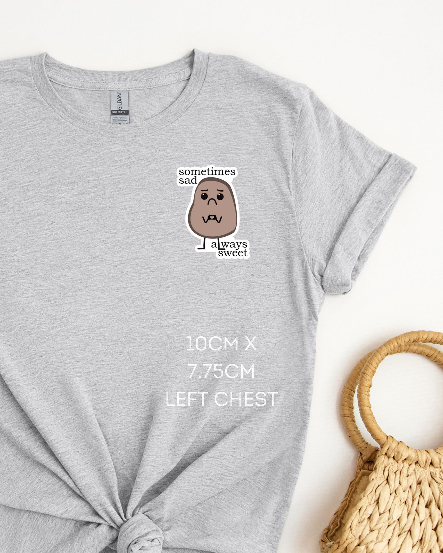 Sad Potato Shirt - sometimes sad always sweet - BE KIND SHIRT/PINK SHIRT DAY