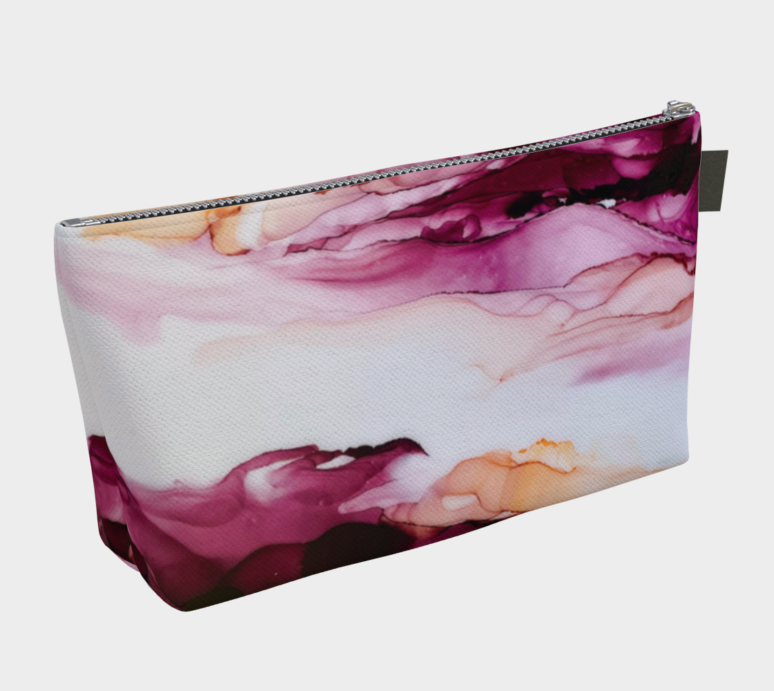 Arizona Sunset - Beauty Bag - Alcohol Ink Art Print - In Stock