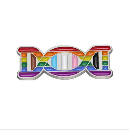 Pride Pin - DNA Helix
