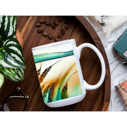 Mug - 1.5 Lilies and Some Weird Wheat - 15oz