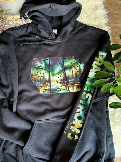 True North Strong/Prairie Strong - "Monsoon Skies" Painting - Apparel
